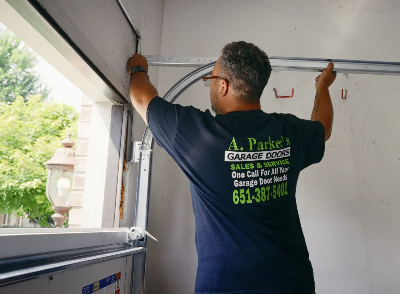 A picture of our Garage Door Opener Installation service